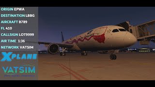 🔴LIVE | XPLANE11 | WARSZAWA - BURGAS | B789 DREAMLINER