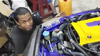 Honda eg b20b enjin pecah masa running?  apa punca ??