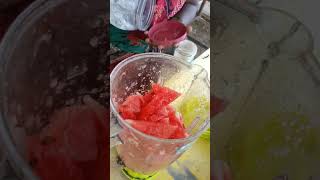 Health & Tasty water melon juice 🥤🥤#Juice Bandi @Anusharamcherukuri