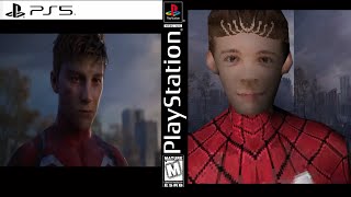 Spider-Man 2 PS5 vs PS1 Comparison