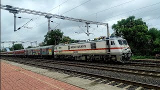 Telangana Express Full speed 130kmph || తెలంగాణ ఎక్స్‌ప్రెస్ ఫుల్ స్పీడ్ #indianrailway #train