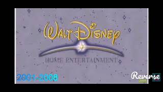 Walt Disney Home Entertainment Logo in Pitch White Reversed