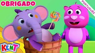 Vídeos Educativos - Obrigado, Por Favor E Me Desculpe! Músicas Para Crianças |  Kent o Elefante