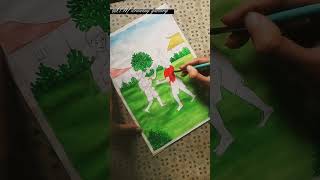 Makar sankranti drawing#shorts #youtubeshorts #Happy makar sankranti to all ❤😍