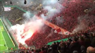 Union Pyroshow in Dortmund (Borussia Dortmund - 1.FC Union Berlin | DFB-Pokal)