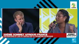 28eme Sommet Afrique-France (2021) : l'échange sans concession des jeunes avec Emmanuel Macron