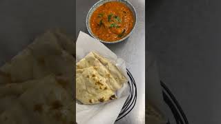 Chicken madras and butter naan