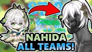 All my Nahida Teams, But it gets increasingly STRONGER!