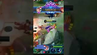 Lancelot 4× Savages in Rank Game | Mobile Legends Bang bang | Lancelot best play #shorts