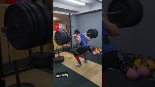 Back squat - 4 reps with 134kg