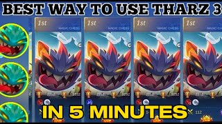 BEST WAY TO USE THARZ 3 IN 5 MINUTES‼️✅