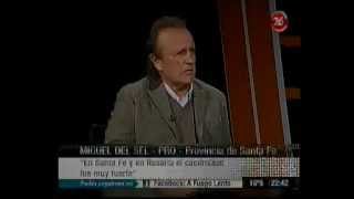 Miguel Del Sel en el programa "A Fuego Lento"