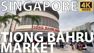 🇸🇬 Tiong Bahru Market, Singapore Walking Tour [4K 30fps]