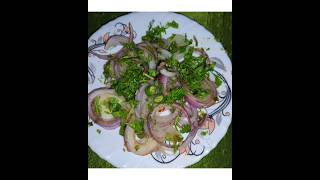 कांद्याची तोंडी लावायची झटपट अशी रेसिपी |Onion Salad Recipe  By Swarupa's corner#saladrecipe #sorts