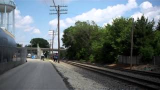 BNSF ES44C4 6930 leads a Z-Train with hornshow. Rochelle IL.