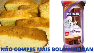 BOLO TIPO PULLMAN CASEIRO | ECONÔMICO SUPER FOFINHO E DELICIOSO | D'culinária