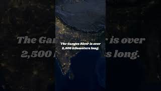 Ganges River: LONGER Than California's Coast? #didyouknow #facts #earth #incredibleindia #world