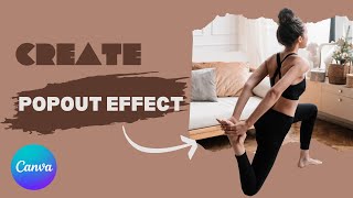 Popout effect in canva | canva tutorial