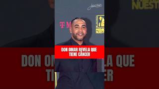 Don Omar anunció que padece de cáncer y estará retirado de los escenarios por un tiempo