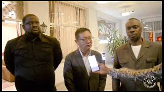 Dialogue sino-congolais : le Gouverneur du Kasaï Oriental reçu à l'ambassade de Chine en RDC