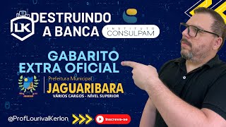 Gabarito Extra Oficial - Jaguaribara - Prof. Lourival - Informática - Prova Nível Superior