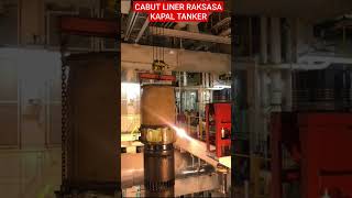 🔴CABUT LINER KAPAL⁉️shorts#kapal#kapallaut #shortvideo