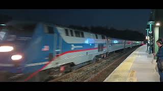 Tarrytown, NY up close - MNR slow express train, October 28, 2024