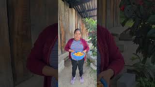 mi hermana compró hongos para comer , san juan mixtepec región mixteca