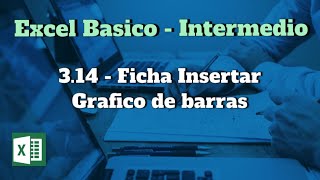 3.14. Ficha Insertar  - Insertar Grafico de barras en Excel