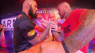 Round Three |12 Man Round Robin Invitational 220 lbs. | Beast Mode Arm Wrestling