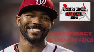 Howie Kendrick Announces Retirement - Tribute Video