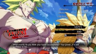 DRAGON BALL FighterZ Bardock vs Broly