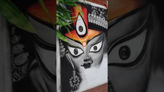 Start to Finish | Maa Durga Art Trend #shorts #durgapuja #drawing