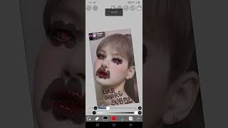 Lisa Red berry smudge edit ft blackpink #blackpink #viralvideo#trendingshorts #recommended #like#sub