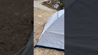 Night Camping Hatu peak Camping in - 2° Temprechar #shorts #youtubeshorts