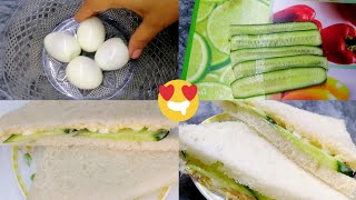 chicken egg sandwich recipe | Easy breakfast recipe | soft & juicy club sandwich 🥪🥪|Food World |