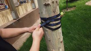 Lacing method for hammocks KG3755