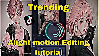 Trending| Alight motion  tutorial| Best Wave shake 🔥#alightmotion