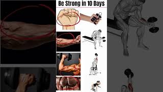 Be Strong in 10 Days- BICEPS,TRICEPS,FOREARM,SHOULDER #shorts