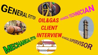 Shutdown Maintenance Interview . Mechanical Technician Interview  . General Fitter Interview  .