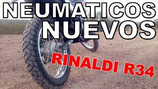 Neumaticos nuevos para mi moto!! - Rinaldi R34 Motomel Skua 150