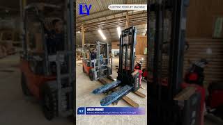 ELECTRIC FORKLIFT  #mesinpengolahankayu #machine #mesinpemotongkayu #feilongyuan #cnc #mesinkayu