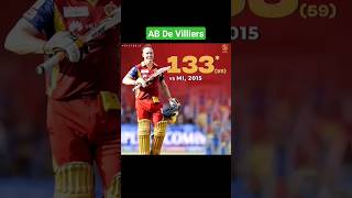 Best knocks of AB de Villiers in IPL 🏏❤  #abdevilliers #ipl2024 #iplauction #ipl #cricket #trending