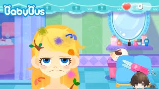 PRINCESS MAKE UP GAMEPLAY - BABYBUS GAME & CARTOON! GAMES FOR KIDS