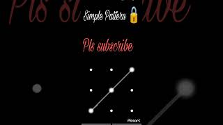 Simple Pattern 🔒|| #trendingshorts #youtubeshorts #viralshort #screenlock #shorts