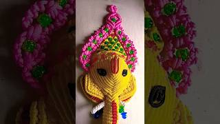 Ganpati bappa morya,#macramedesigns #macrameganpati #ganpati #sunainamacrameartandcraftwork