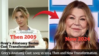 Grey's Anatomy Cast: 2005 vs 2024 - Then and Now Transformation!"