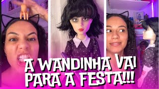 compilado wandinha vai para a festa #daiatoys #wandinha