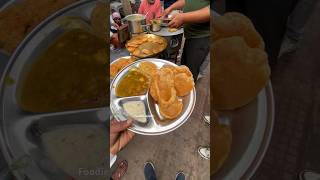 Morning Breakfast 7 Puri रायता, सब्जी 1 pic जलेबी//Only Rs 40 #shorts #foodyoutubeshorts