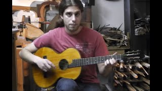 Gregor Apartian Guitar 1924-7? Restoration by Tasos. Plays Giorgos Tsalabounis.